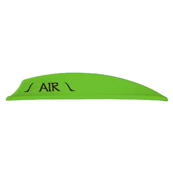 Bohning Air Vanes Neon Green 2 in. 100 pk.