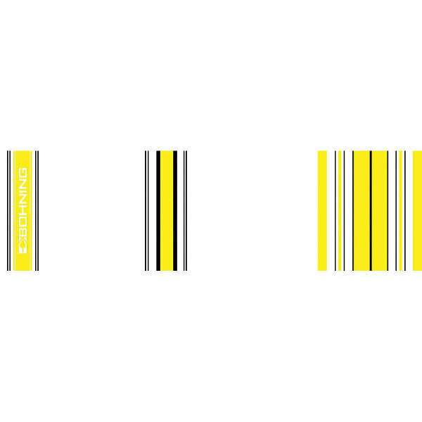 Bohning Arrow Wraps Crested Yellow 7 in. Standard 13 pk.