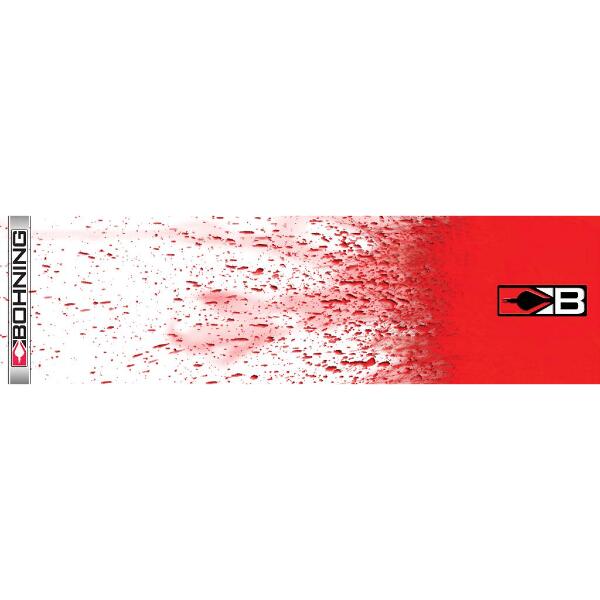 Bohning Arrow Wraps White Blood Splatter 7 in. Standard 13 pk.