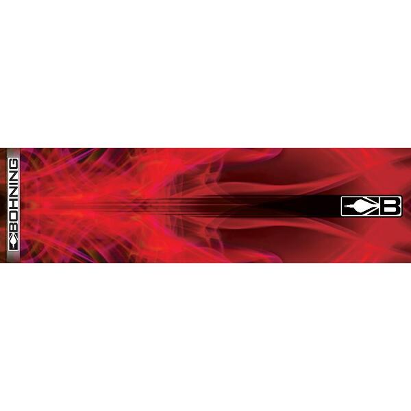 Bohning Arrow Wraps Red X-Ray 7 in. Standard 13 pk.