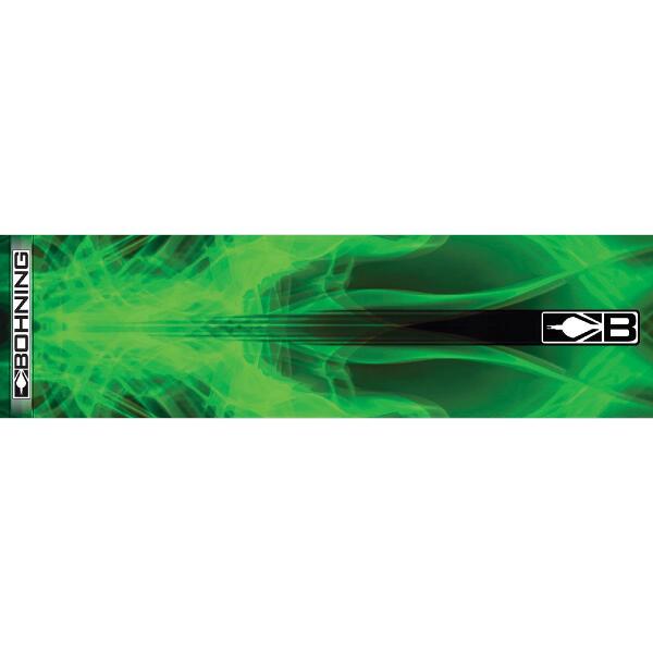 Bohning Arrow Wraps Green X-Ray 7 in. Standard 13 pk.