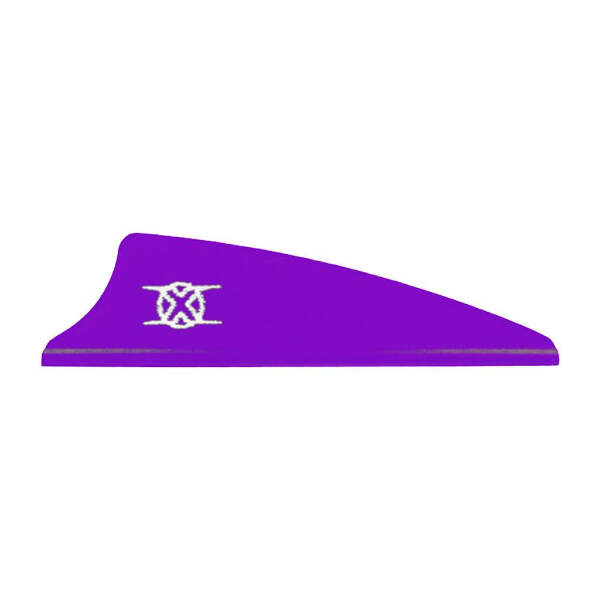 Bohning Shield Cut X Vanes Purple 1.75 in. 100 pk.