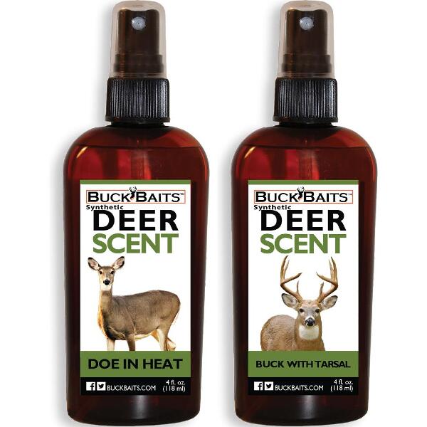 Buck Baits Combo Synthetic Doe in Heat - Buck with Tarsal 4 oz. ea.
