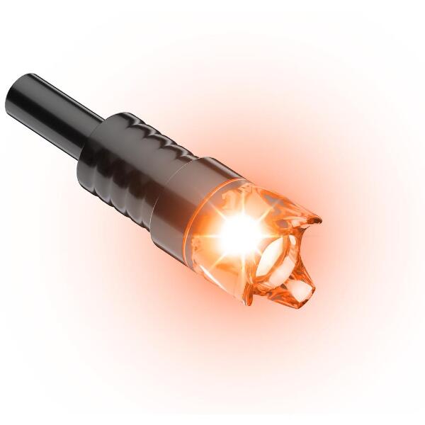 Clean Shot Nock Out Lighted Crossbow Nocks Orange Talon 3 pk.