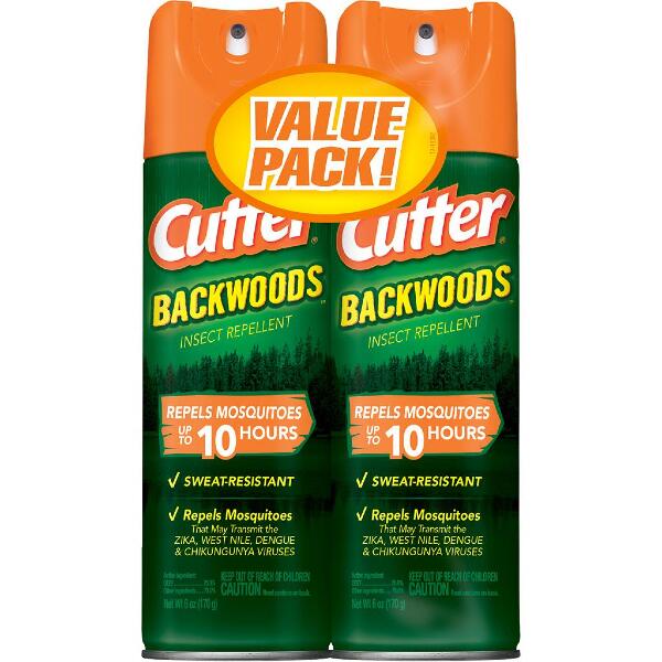 Cutter Backwoods Insect Repellent 25% DEET 6 oz. 2 pk.