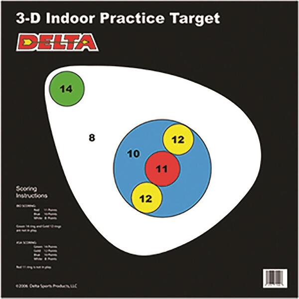 Delta ASA DAIR Target Right Facing 100 pk.