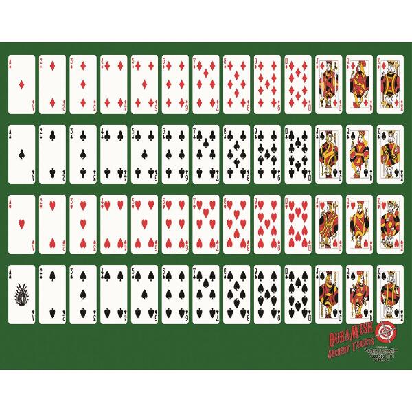 DuraMesh Archery Target Playing Cards