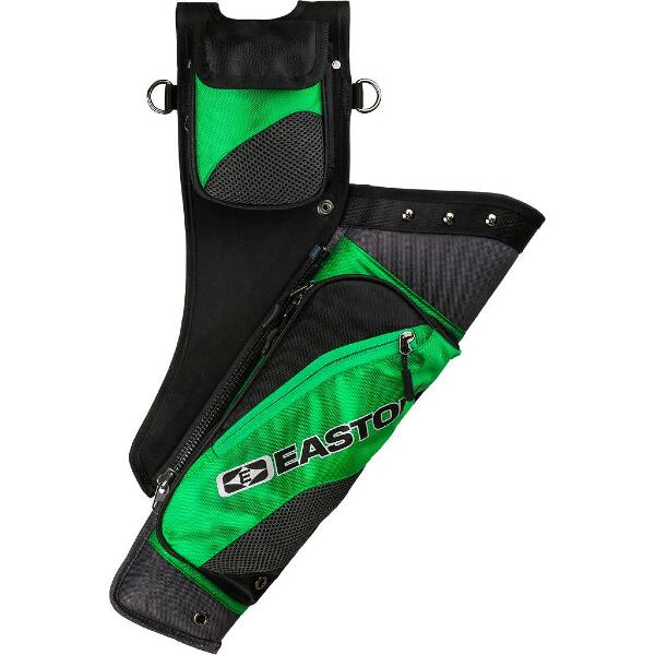 Easton Deluxe Takedown Hip Quiver w/Belt Green RH