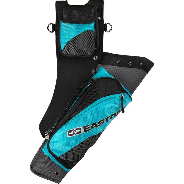 Easton Deluxe Takedown Hip Quiver w/Belt Teal RH