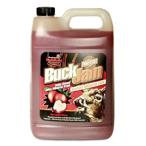 Evolved Buck Jam Liquid Attractant Ripe Apple 1 gal.