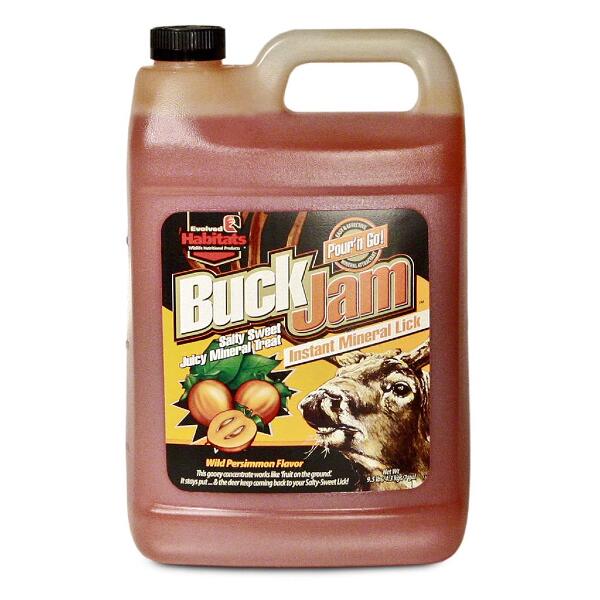 Evolved Buck Jam Liquid Attractant Wild Persimmon 1 gal.