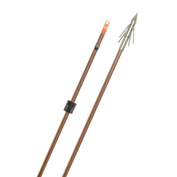 Fin Finder Hydro Carbon IL Bowfishing Arrow w/Big Head Xtreme Point