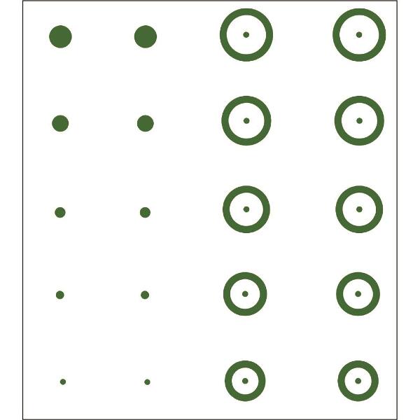 Gunstar Pro Series Chubbie Reticle Set Green