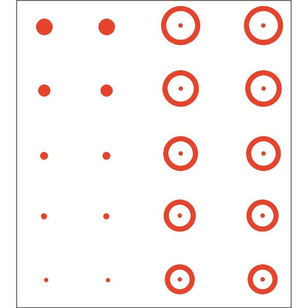 Gunstar Pro Series Chubbie Reticle Set Orange