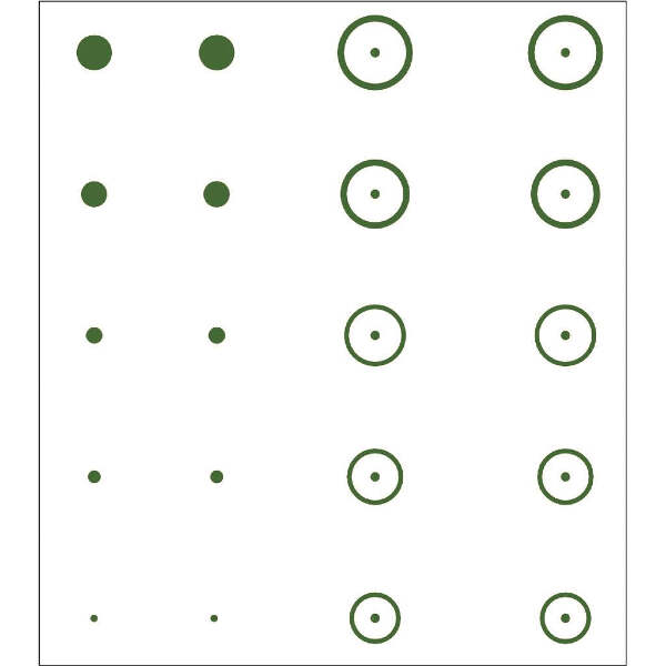 Gunstar Pro Series Precision Reticle Set Green