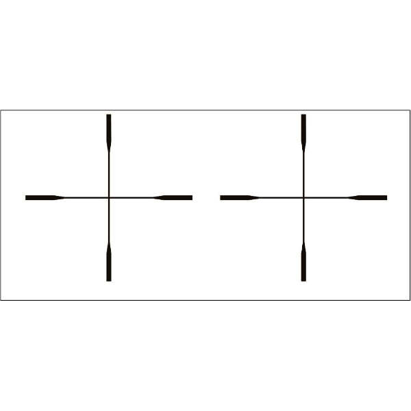 Gunstar Rifle Crosshair Black