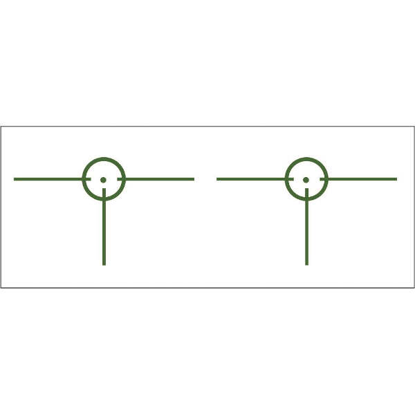Gunstar Tactical 3D 1 Reticle Green