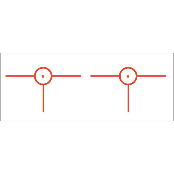 Gunstar Tactical 3D 2 Reticle Orange