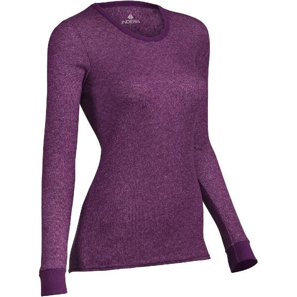 Indera womens Performance Rib Knit Thermal Top X-Large