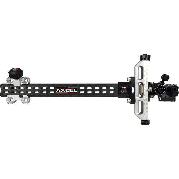 Axcel Achieve Compound XL Sight Silver/ Black 9 in. RH