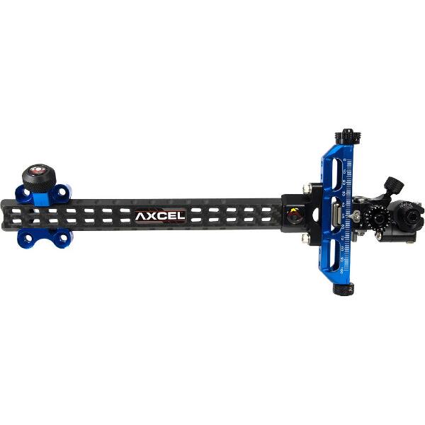 Axcel Achieve Compound XL Sight Blue/ Black 9 in. RH