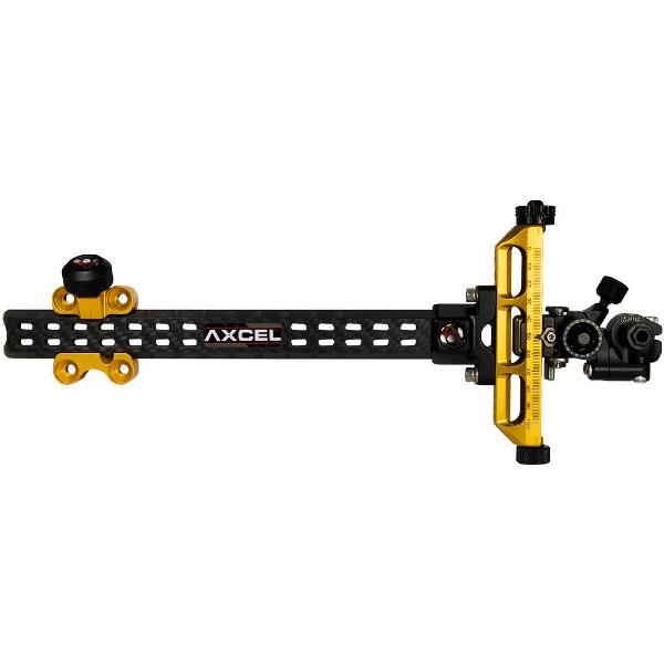 Axcel Achieve Compound XL Sight Gold/ Black 9 in. RH