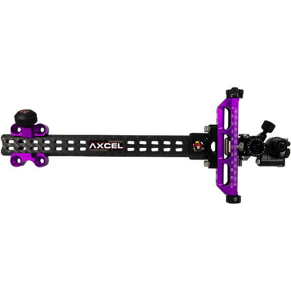 Axcel Achieve Compound XL Sight Purple/ Black 9 in. RH