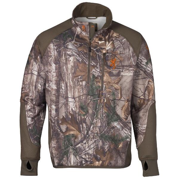 Browning Fleece 1/4 Zip Jacket Realtree Xtra Large