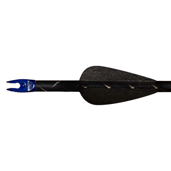 AAE Elite Plastifletch Vanes Black 1.75 in. 100 pk.