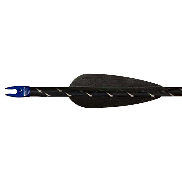 AAE Elite Plastifletch Vanes Black 2.375 in. 100 pk.
