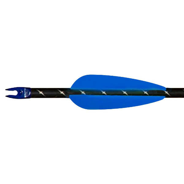 AAE Elite Plastifletch Vanes Blue 2.375 in. 100 pk.