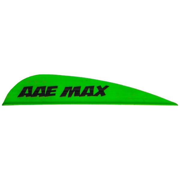 AAE Max Stealth Vanes Flo. Green 2.7 in. 100 pk.