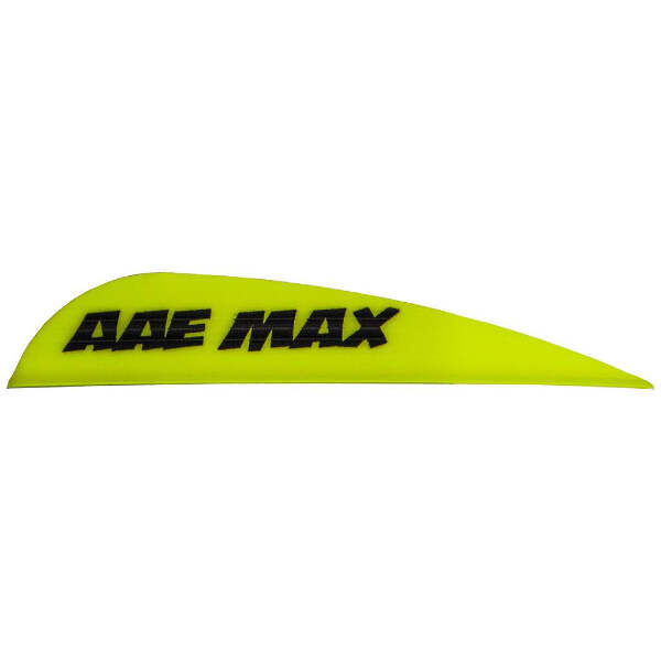 AAE Max Stealth Vanes Yellow 2.7 in. 100 pk.