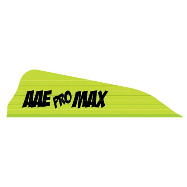 AAE Pro Max Vanes Neon Green 1.7 in. 100 pk.