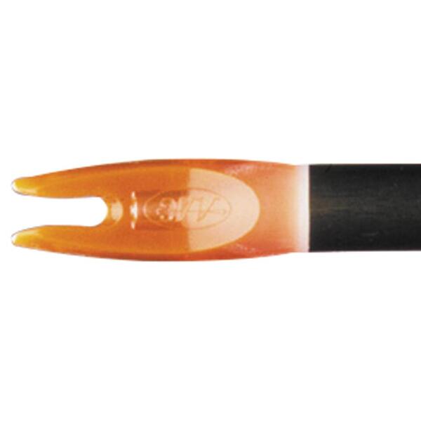 AAE Z-Nocks Neon Orange 1/4 in. 100 pk.