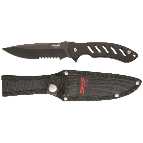 Bear and Son Brisk 1.0 Fixed Black 9 3/4 in.