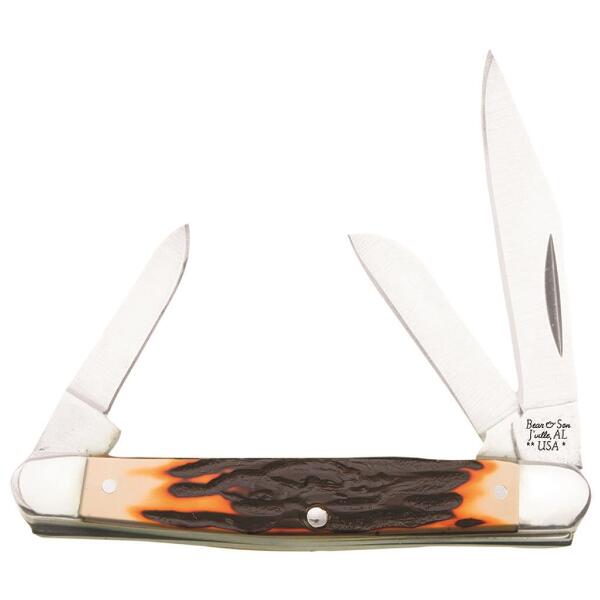 Bear and Son Small Stockman Stag Delrin 2 7/8 in.