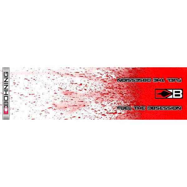 Bohning HD Arrow Wraps White Blood Splatter 13 pk.