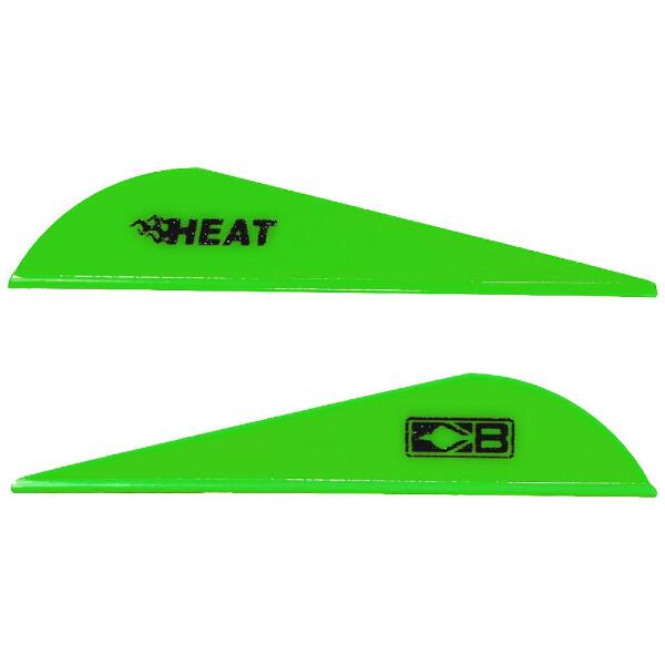 Bohning Heat Vanes Neon Green 36 pk.