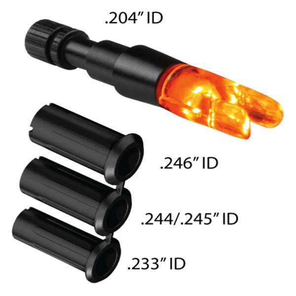 Clean-Shot Contender Universal Lighted Nocks Orange 3 pk.