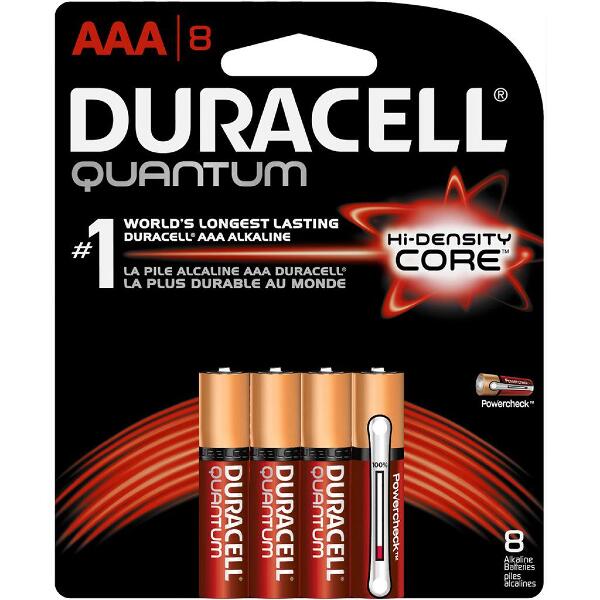 Duracell Quantum Batteries AAA 8 pk.