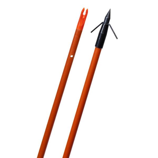 Fin Finder Raider Bowfishing Arrow Orange w/Typhoon Point