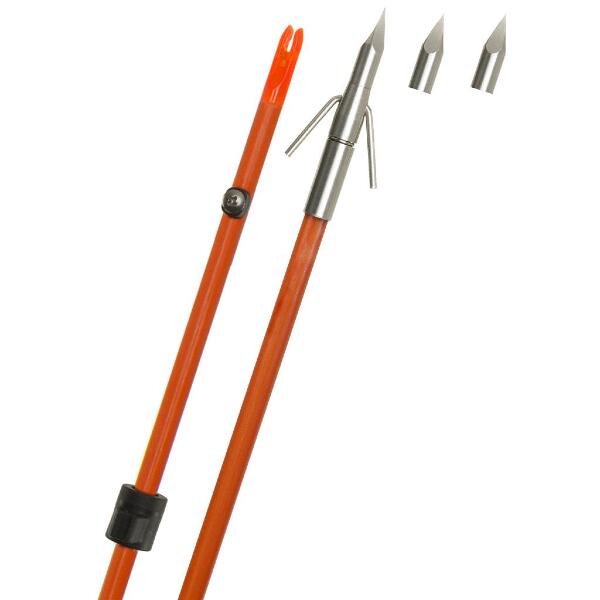 Fin Finder Raider Pro Bowfishing Arrow Orange w/Riptide Pro Point
