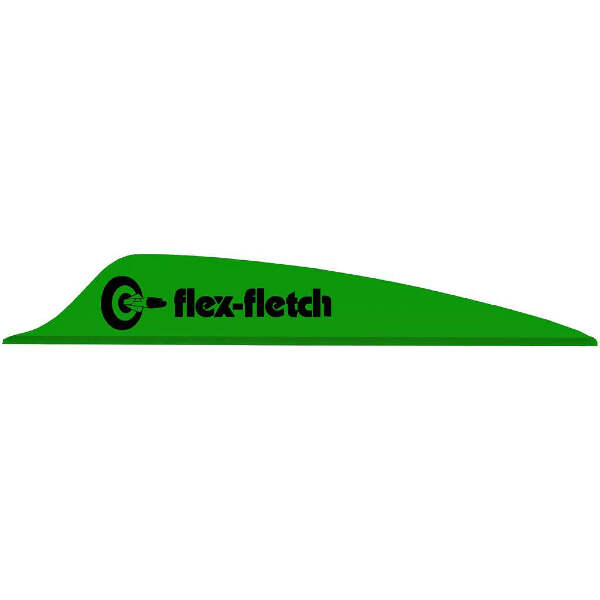 Flex Fletch FFP Shield Cut FLEX2 Vanes Neon Green 1.87 in. 39 pk.