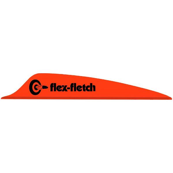 Flex Fletch FFP Shield Cut FLEX2 Vanes Blaze Orange 1.87 in. 39 pk.