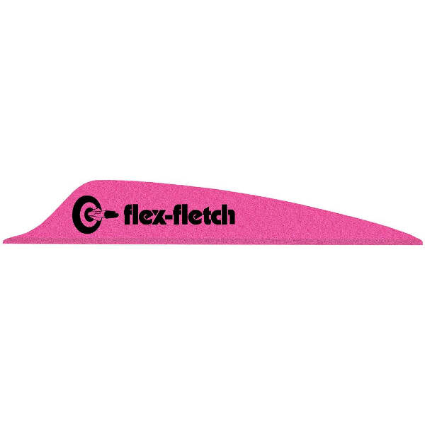 Flex Fletch FFP Shield Cut FLEX2 Vanes Pearl Pink 1.87 in. 39 pk.