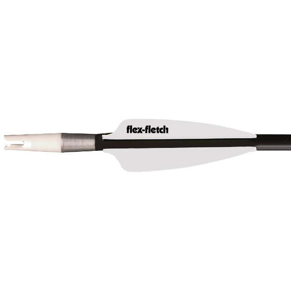 Flex Fletch FFP Shield Cut Vanes White 2.25 in. 39 pk.