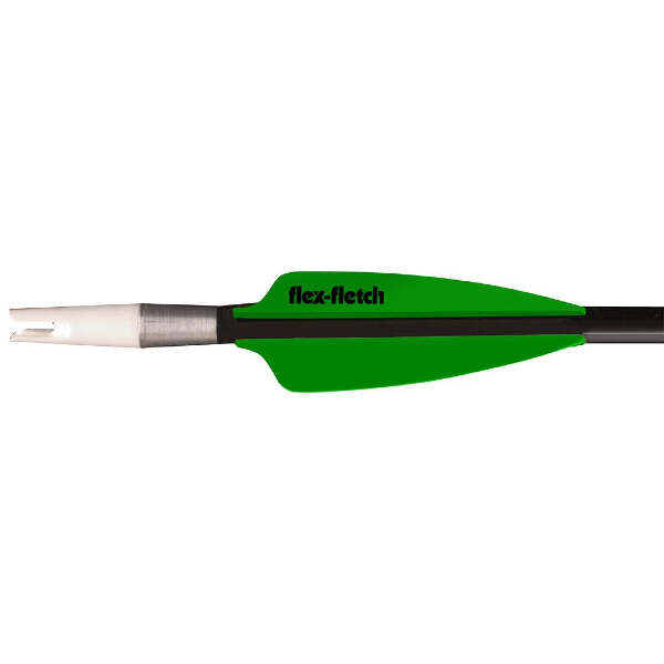 Flex Fletch FFP Shield Cut Vanes Neon Green 2.25 in. 39 pk.