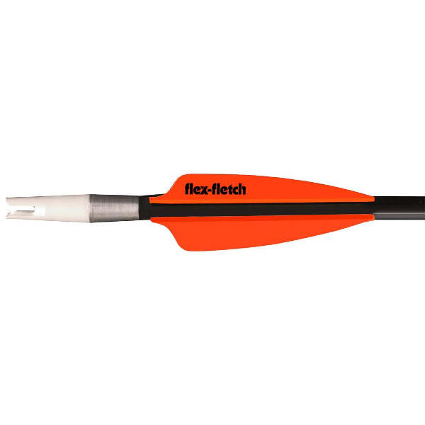 Flex Fletch FFP Shield Cut Vanes Blaze Orange 2.25 in. 39 pk.