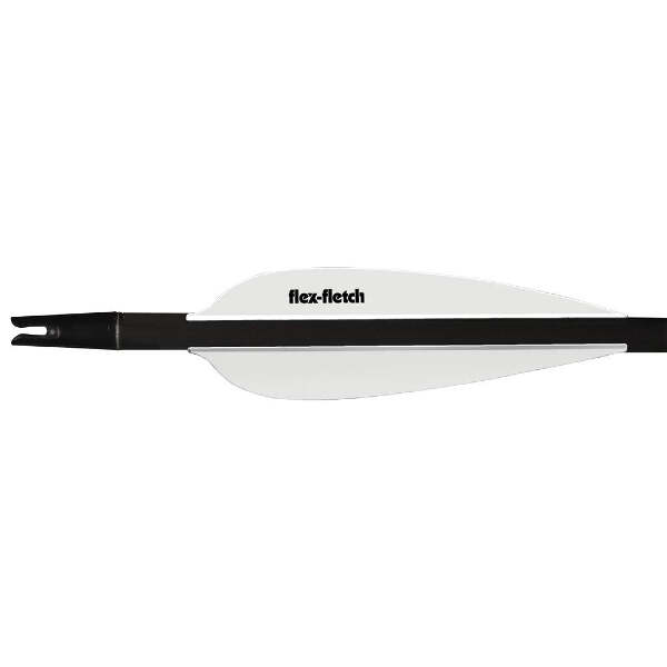 Flex Fletch FFP Shield Cut Vanes White 3.6 in. 39 pk.